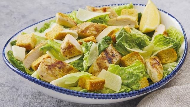 Classic Caesar Salad with Grilled Chicken