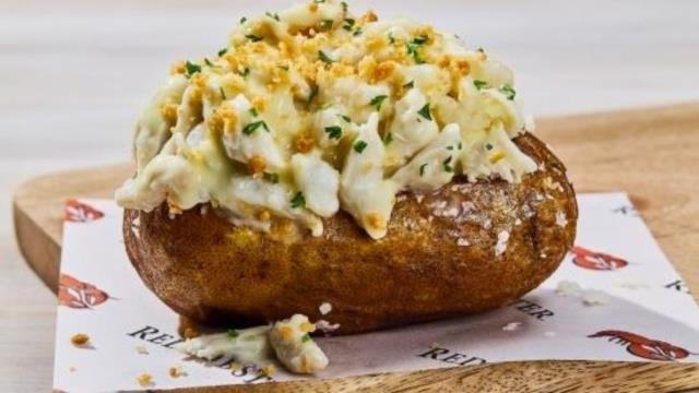 Crab-Topped Baked Potato