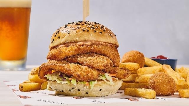 Crunch-Fried Flounder Sandwich