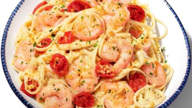 Shrimp Scampi Linguini