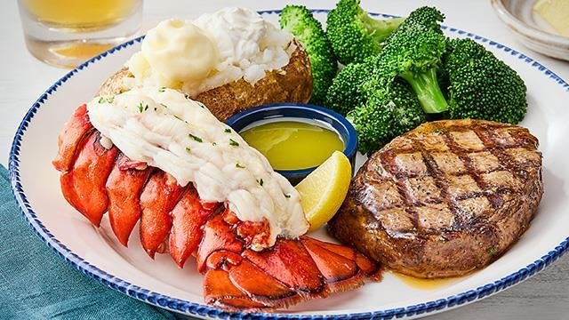 Surf & Turf Maine Lobster Tail & 6 oz. Filet Mignon**